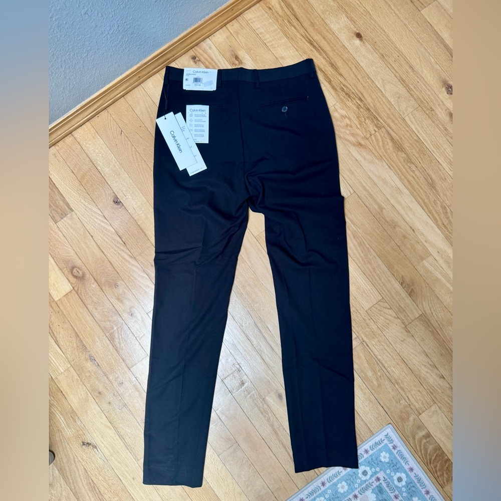 Calvin KleinMen's Classic Black Dress Pants Brand New with Tags